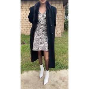 OBO Zinman Fur Black Trench Coat
